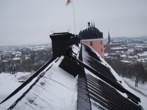 Snöskottning Uppsala Slott